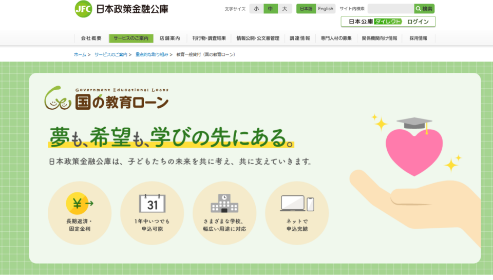 国の教育ローン